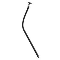 Flexibele zwanenhals 75 cm zwart - thumbnail