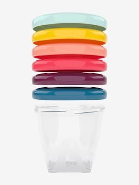 Set van 6 hermetisch afsluitbare bakjes 250 ml BABYMOOV Babydol set van 6