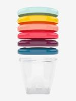 Set van 6 hermetisch afsluitbare bakjes 250 ml BABYMOOV Babydol set van 6 - thumbnail