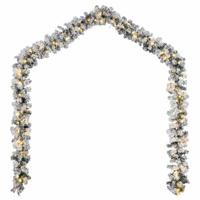 Kerstslinger met LED-verlichting 20 m PVC groen - thumbnail