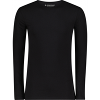 Garage Mens Stretch Body Fit Longsleeve Black (0208) - thumbnail