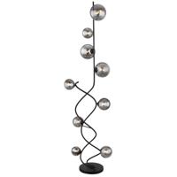 Globo Zwarte vloerlampRiha 9-lichts - 56133-9S - thumbnail