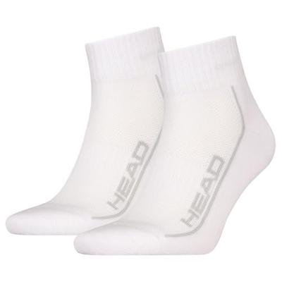 HEAD Quartersokken Performance 2-pack Wit-35/38