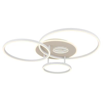 Globo Moderne plafondlampInvertina rond zand bruin - 48466B-40