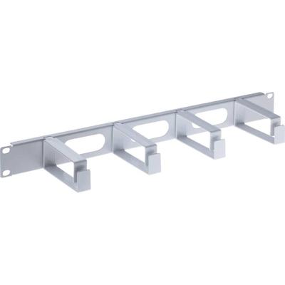 Intellinet 711067 19 inch Kabelgeleiding voor patchkast 1 HE Grijs-wit (RAL 7035)