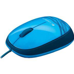 M105 - Muis - optisch - met bekabeling - USB - blauw