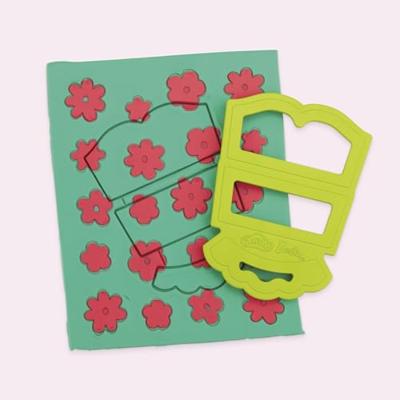 Plasticine Spel Play-Doh Florals & Fringe Multicolour