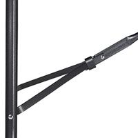 Tuintafel Zwart Polyrattan Look 180x75x73cm opvouwbaar - thumbnail