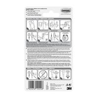 Haak voor ophanging 3M 1,3 kg Wit Metaal (2 Stuks) - thumbnail