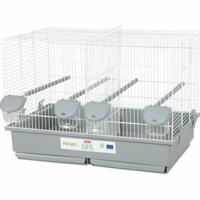 Zolux Primo Cati Vogelkweekkooi - Voor Mandarijnkanaries - 57 x 34,5 x 41 cm - Wit en Grijs - thumbnail