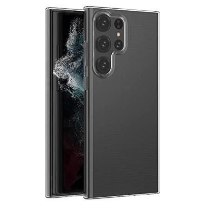 Lunso - Samsung Galaxy S23 Ultra - TPU Backcover hoes - Transparant