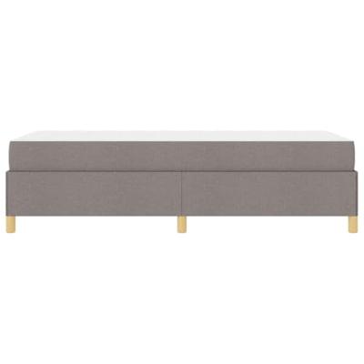 Boxspring bed Anders Taupe en Wit 90 x 200 cm Stof