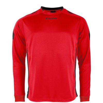 Stanno 411003 Drive Match Shirt LS - Red-Black - XXL