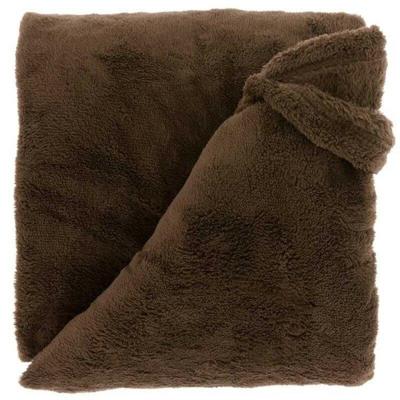 Unique Living plaid justin 200 x 150 cm rocky brown