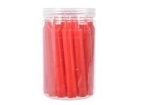 everlands kunstkerstboomkaarsjes rood 1,3x10.5 cm - thumbnail