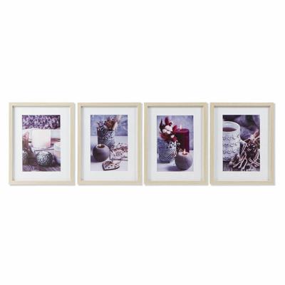 Schilderij DKD Home Decor (35 x 2 x 45 cm) (4 Stuks)