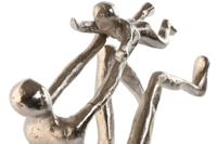 Decoratieve figuren Home ESPRIT Zilverkleurig 25 x 8 x 14 cm (2 Stuks) - thumbnail