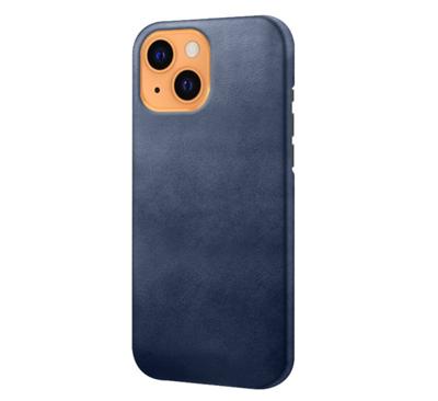 Casecentive Leren Back case iPhone 13 Mini blauw