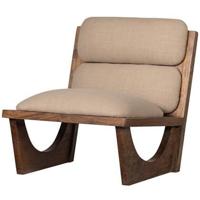 BePureHome Opulent Fauteuil - Bouclé|Hout - Naturel - 75x70x80 - thumbnail