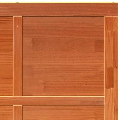 Schuifdeur Wasbruin 90 x 210 cm Massief grenenhout