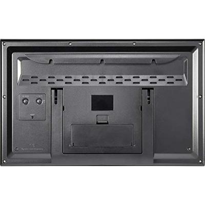 Eurochron EFWU Jumbo 100 Wandklok Zendergestuurd 370 mm x 230 mm x 30 mm Zwart