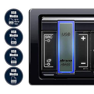 JVC KD-X161 - Handsfree cd-radio (krachtige tuner, audioprocessor, USB-, Android- en Spotify-bediening), 4 x 50 W, zwart