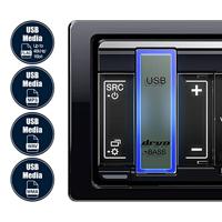 JVC KD-X161 USB en Aux 1x RCA Autoradio - thumbnail