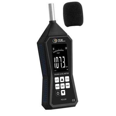 PCE Instruments Decibelmeter 30 - 90 dB 31.5 Hz - 8000 Hz Micro-USB