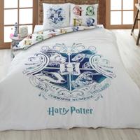 Harry Potter Dekbedovertrek Hogwarts - Lits Jumeaux - 240 x 220 cm - Wit - thumbnail