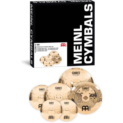 Meinl CCEM-CS1 Classics Custom Extreme Metal Expanded Cymbal Set bekkenset 14-16-18-18-20 Meinl CCEM-CS1 Classics Custom Extreme Metal Expanded Cymbal Set bekkenset 14-16-18-18-20
