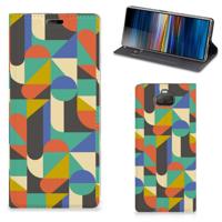 Sony Xperia 10 Plus | Hoesje met Magneet | Funky Retro - thumbnail