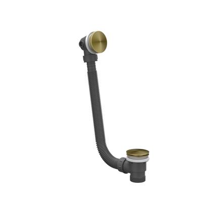 Badoverloop Vulcombinatie IVY RVS316 Geborsteld Mat Goud PVD