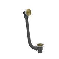 Badoverloop Vulcombinatie IVY RVS316 Geborsteld Mat Goud PVD - thumbnail