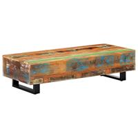 Salontafel 120x50x30 cm massief gerecycled hout en staal - thumbnail