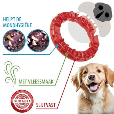 Ferplast kauwspeeltje voor honden smile large 20x18x4 cm rood