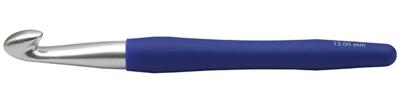 Creativ Company Haaknaalden, afm 12, l: 16 cm, afm 12 mm, blauw, 1 stuk