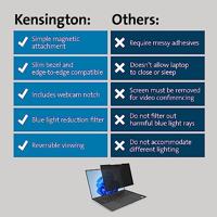 Kensington MagPro™ Privacy Filter Privacyfolie Laptop 39,6 cm (15,6) Beeldverhouding: 16:10 K55255WW Universal - thumbnail