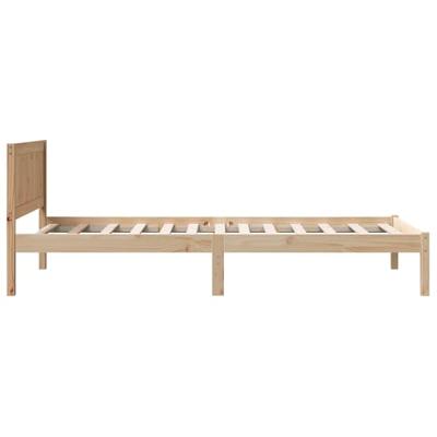 Bedframe Bruin 80 x 200 cm Massief grenenhout