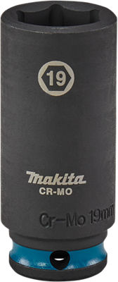 Makita krachtdop impact black, 3/8 19mm lang - e-16368