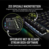 Corsair K100 RGB gaming toetsenbord - thumbnail