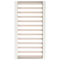 Bedframe massief hout wit 90x200 cm - thumbnail