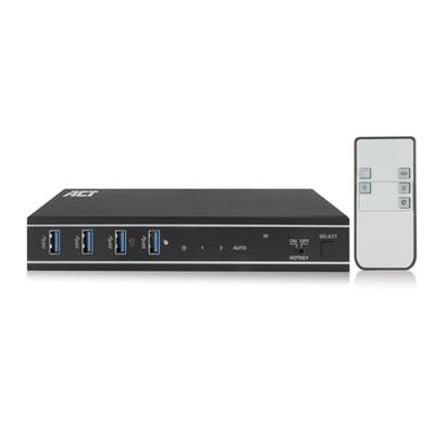 ACT 2-poorts HMDI 4K KVM switch - thumbnail