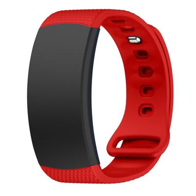 Siliconen polsband horloge band voor Samsung Gear Fit2 SM-R360 polsband maat: 126-175mm (rood)