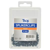 Spijkerclips zwart 4mm 100 stuks - thumbnail