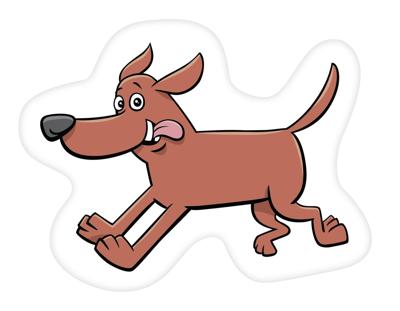 Honden sierkussen gevormd Honden sierkussen gevormd