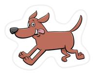 Honden sierkussen gevormd - thumbnail