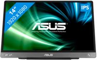 ASUSK ASUS ZenScreen MB14AC | 14 inch draagbare USB-monitor | Full HD 1920x1080, Hybrid Type-C, autorot, licht ontwerp, smartcase, statiefsokkel | IPS-paneel, 16:9, ontspiegeld, zilver - thumbnail