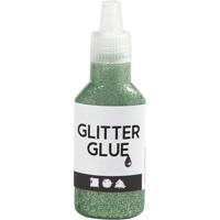 Creativ Company Glitterlijm, groen, 25 ml/ 1 fles - thumbnail