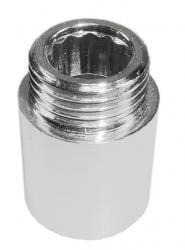 Riko verlengkoppeling 3/4" x 50 mm chroom Riko verlengkoppeling 3/4" x 50 mm chroom