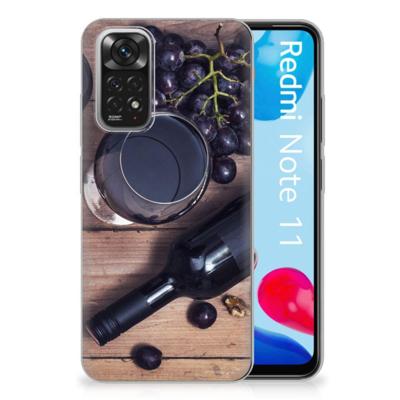 Xiaomi Redmi 10 | Redmi Note 11 4G | Siliconen Case | Wijn Xiaomi Redmi 10 | Redmi Note 11 4G | Siliconen Case | Wijn